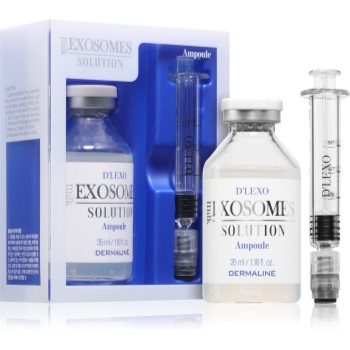 Dermaline D'LEXO Milk Exosome Solution Ampoule ser facial pentru netezire - imagine 2